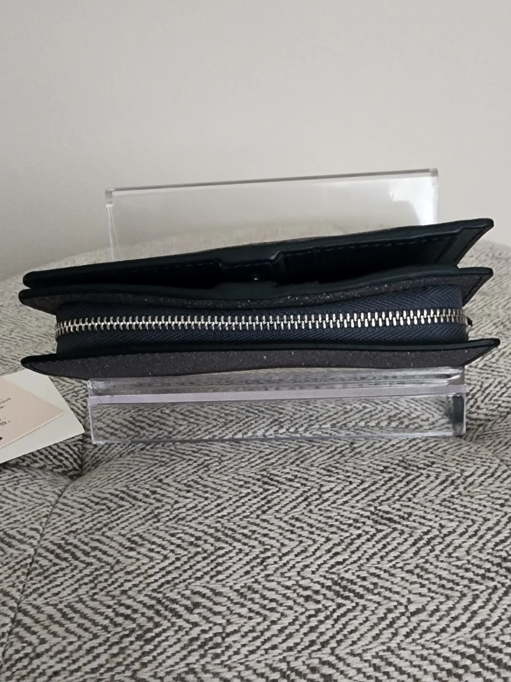 kate spade Glitter Medium Bifold Wallet - Black/Silver Discontinued